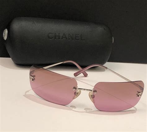 chanel rimless flower sunglasses|Chanel sunglasses usa price.